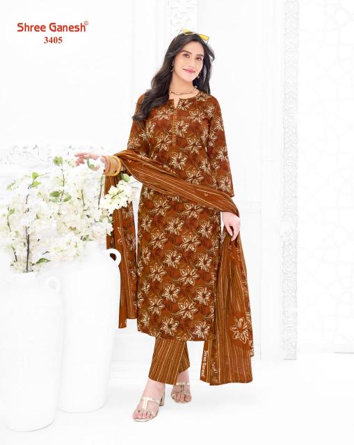 Shree ganesh samaiyra vol 24 wholesale cotton dress material in surat